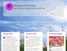 Tablet Screenshot of doulasofvictoria.ca